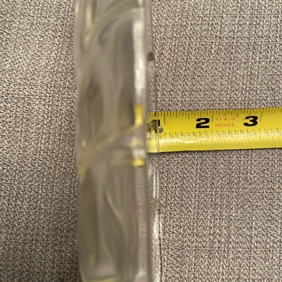 FALL Vintage Hazel Atlas Clear Glass Leaf Relish or Candy Trinket Dish - Picture 6 of 7